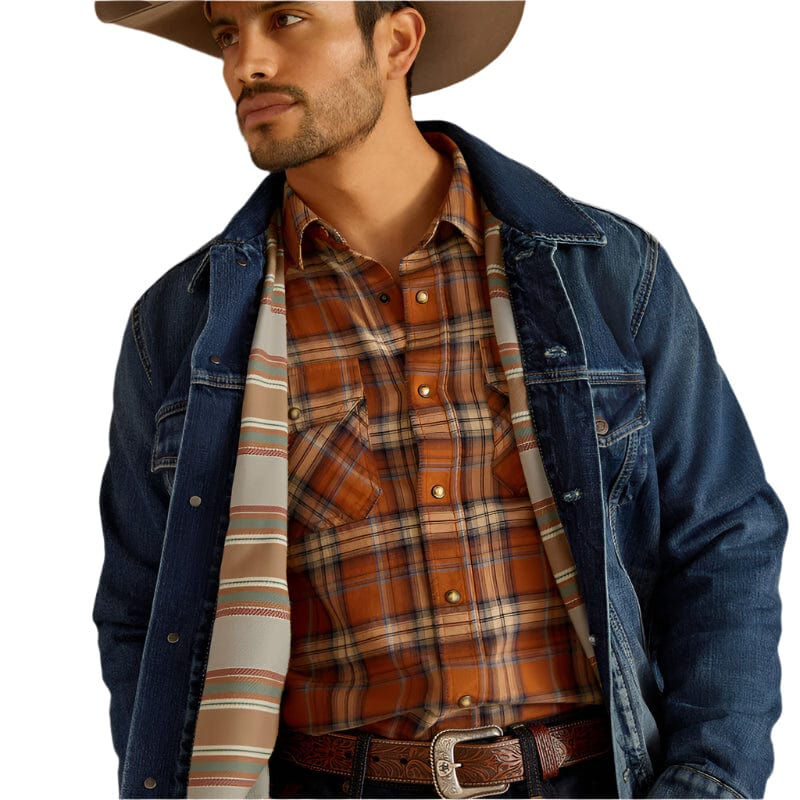 ARIAT Outerwear Ariat Men's Blanket Lined Denim Trucker Jacket 10051865