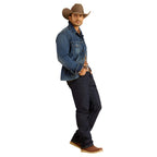 ARIAT Outerwear Ariat Men's Blanket Lined Denim Trucker Jacket 10051865