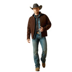 ARIAT Outerwear Ariat Men's Brown Logo Softshell Jacket 10062585