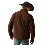 ARIAT Outerwear Ariat Men's Brown Logo Softshell Jacket 10062585