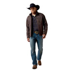 ARIAT Outerwear Ariat Men's Brown Patriot Flag Softshell Jacket 10079522