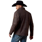 ARIAT Outerwear Ariat Men's Brown Patriot Flag Softshell Jacket 10079522