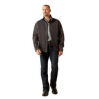 ARIAT Outerwear Ariat Men's Phantom Brown Logo Softshell Zipper Jacket 10062580
