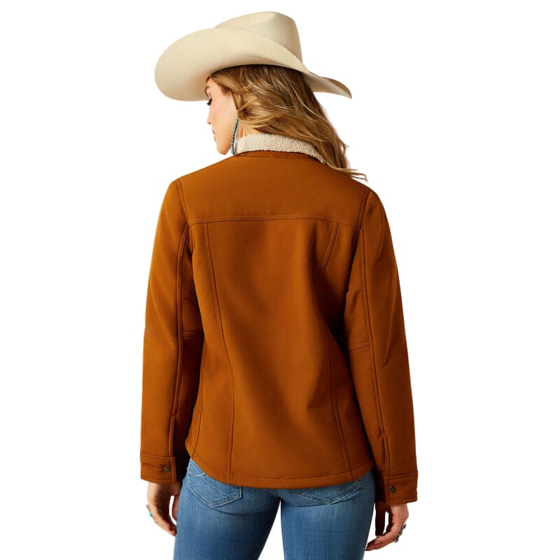 ARIAT Outerwear Ariat Women's Chestnut Horse Berber Back Softshell Jacket 10062303