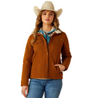 ARIAT Outerwear Ariat Women's Chestnut Horse Berber Back Softshell Jacket 10062303
