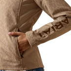 ARIAT Outerwear Ariat Women's Faded Leopard Print Logo Softshell Jacket 10079888