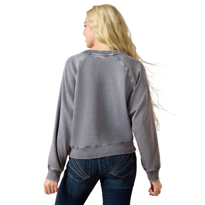 ARIAT Outerwear Ariat Women's Ombre Blue Vintage Raglan Sweatshirt 10071113
