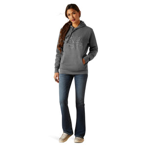 ARIAT Outerwear Ariat Women's Stories Charcoal Heather Hoodie 10047214