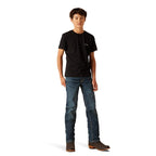 ARIAT Shirts Ariat Boys SW Cacti Black Short Sleeve T-Shirt 10047914