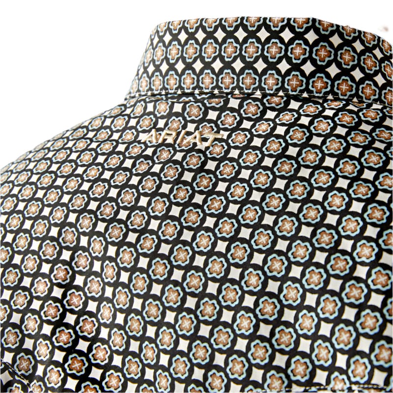 ARIAT Shirts Ariat Men's Black Waylon Classic Fit Button Down Shirt 10058760