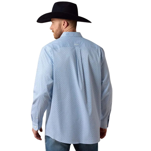 ARIAT Shirts Ariat Men's Blissful Blue medallion Everything Classic Fit Western Shirt 10071589