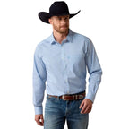 ARIAT Shirts Ariat Men's Blissful Blue medallion Everything Classic Fit Western Shirt 10071589
