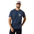 ARIAT Shirts Ariat Men's Blue Dusk Longhorn Patriot Bravery T-Shirt 10080248