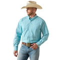 ARIAT Shirts Ariat Men's Blue Elixer Plaid Pro Series Platt Button Down Western Shirt 10071577