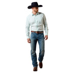 ARIAT Shirts Ariat Men's Blue Glow Southwest Corsses Everything Western Shirt 10073897