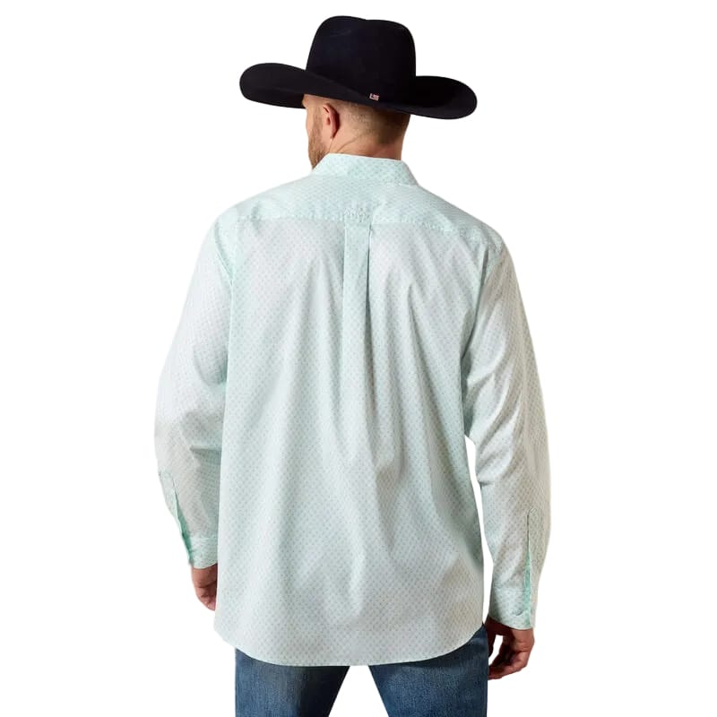 ARIAT Shirts Ariat Men's Blue Glow Southwest Corsses Everything Western Shirt 10073897