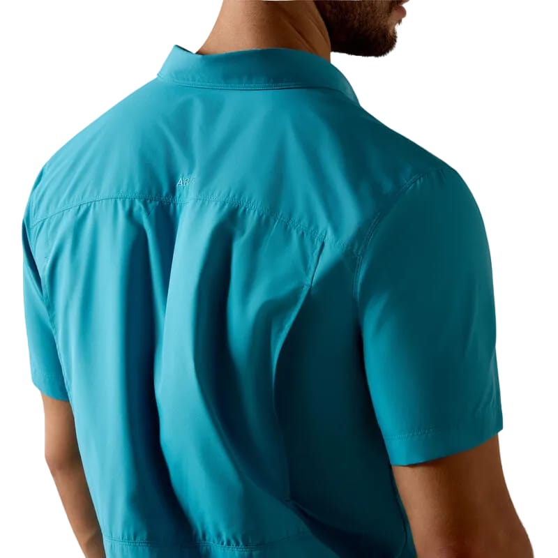 ARIAT Shirts Ariat Men's Blue Moon VentTek Outbound Fitted Shirt 10073464