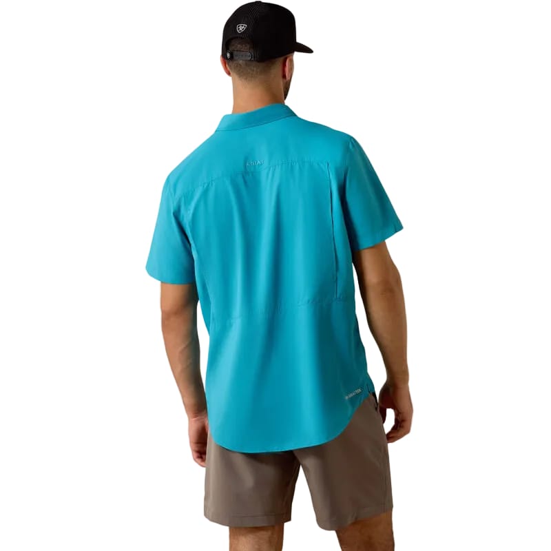 ARIAT Shirts Ariat Men's Blue Moon VentTek Outbound Fitted Shirt 10073464