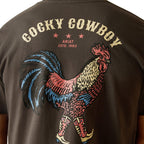 ARIAT Shirts Ariat Men's Brown Cocky Cowboy Vintage T-Shirt 10058894