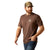 ARIAT Shirts Ariat Men's Brown Heather Tonal Flag Short Sleeve T-Shirt 10047589