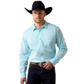 ARIAT Shirts Ariat Men's Crystal Blue Everything Classic Fit Western Shirt 10072735