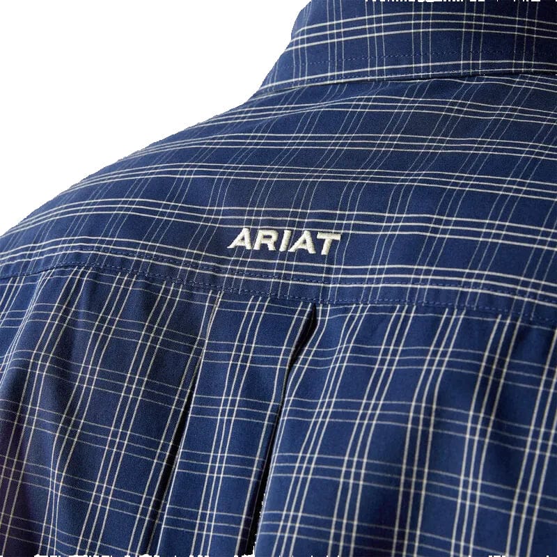 ARIAT Shirts Ariat Men's Dark Blue Pro Series Sawyer Button Down Western Shirt 10062470