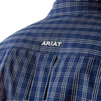 ARIAT Shirts Ariat Men's Dark Blue Pro Series Sawyer Button Down Western Shirt 10062470