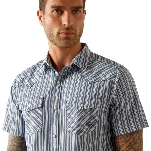 ARIAT Shirts Ariat Men's Hyder Retro Short Sleeve Western Shirt 10054700