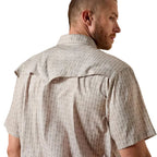 ARIAT Shirts Ariat Men's Island Fossil Printed Western VentTek Snap Shirt 10071045