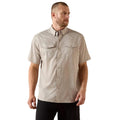 ARIAT Shirts Ariat Men's Island Fossil Printed Western VentTek Snap Shirt 10071045
