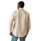 ARIAT Shirts Ariat Men's Khaki Wellington Snap Western Shirt 10058758