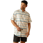 ARIAT Shirts Ariat Men's Moonbeam Ventek Short Sleeve Classic Fit Shirt 10058810