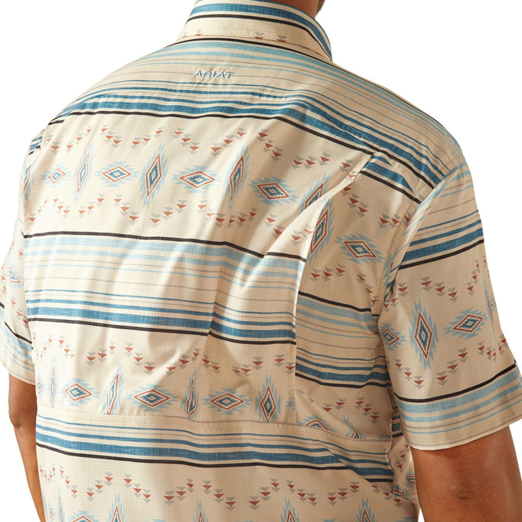 ARIAT Shirts Ariat Men's Moonbeam Ventek Short Sleeve Classic Fit Shirt 10058810