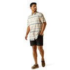 ARIAT Shirts Ariat Men's Moonbeam Ventek Short Sleeve Classic Fit Shirt 10058810