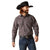 ARIAT Shirts Ariat Men's Noor Black Classic Fit Long Sleeve Western Snap Shirt 10047380