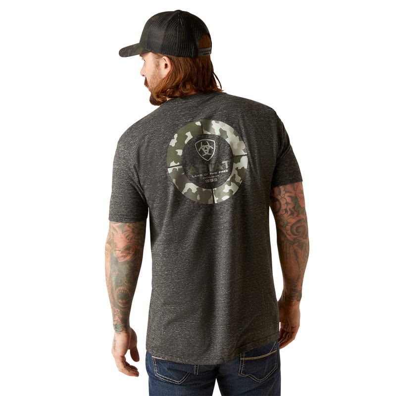 Ariat Men's Onyx Snow Camo Ring Short Sleeve T-Shirt 10047594 - Russell's  Western Wear, Inc.