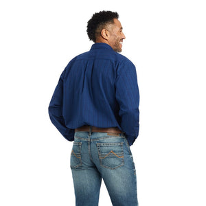 ARIAT Shirts Ariat Men's Pro Series Gidion Peacoat Classic Fit Long Sleeve Shirt 10042375