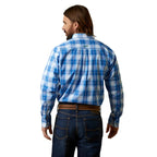 ARIAT Shirts Ariat Men's Pro Series Team Daxton Blue Classic Fit Long Sleeve Shirt 10045063