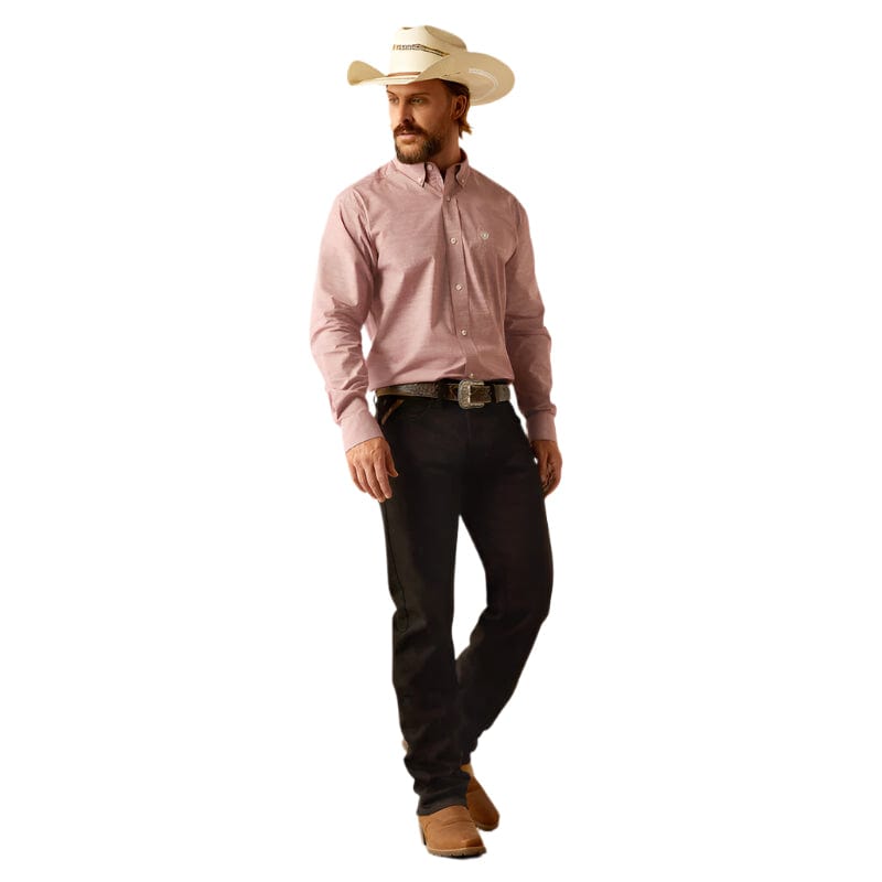 ARIAT Shirts Ariat Men's Solid Slub Classic Fit Shirt 10055117