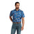ARIAT Shirts Ariat Men's VentTek Island Print Western Fitted Short Sleeve Shirt 10040455