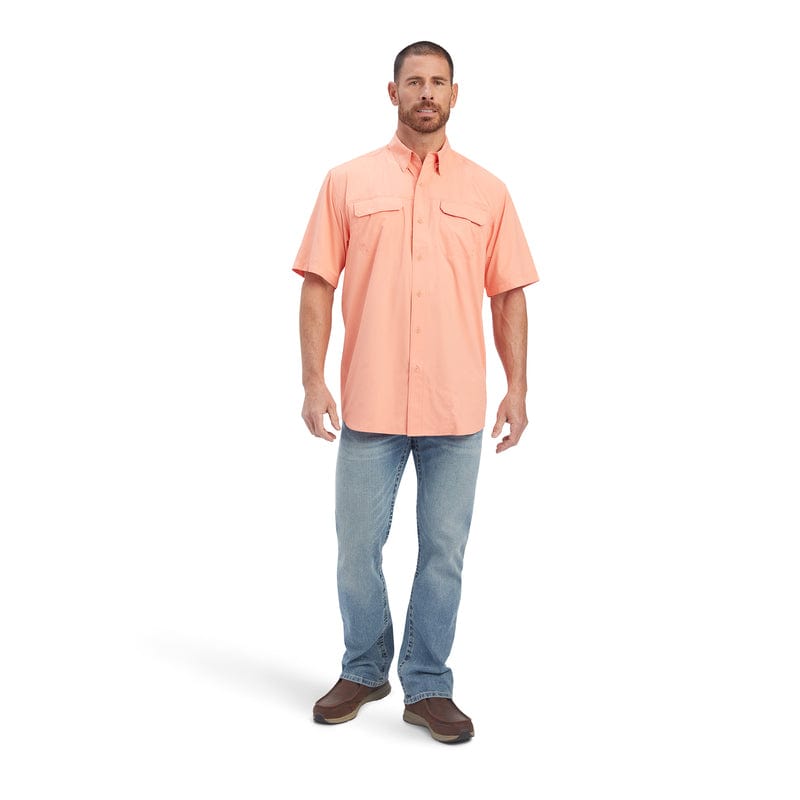 Ariat Men's VentTEK Outbound Classic Fit Shirt S / Peach Pink