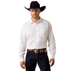 ARIAT Shirts Ariat Men's White Everything Classic Fit Western Shirt 10072739