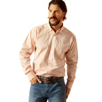 ARIAT Shirts Ariat Men's Wrinkle Free Pink Ashton Long Sleeve Shirt 10054688