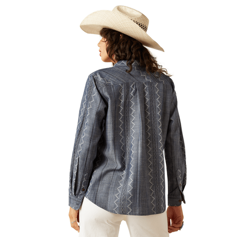 ARIAT Shirts Ariat Women's Billie Jean Chambray Button Down Western Shirt 10055215