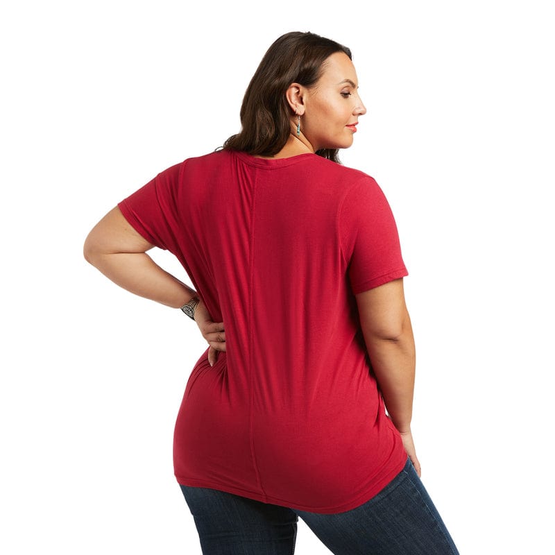 ARIAT Shirts Ariat Women's Element Red Bud Short Sleeve T-Shirt 10039421