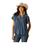 ARIAT Shirts Ariat Women's Emma Medium Denim Top 10055137
