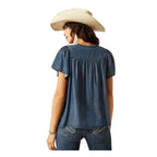 ARIAT Shirts Ariat Women's Emma Medium Denim Top 10055137