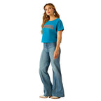 ARIAT Shirts Ariat Women's Enamel Blue Cowgirl T-Shirt 10058774