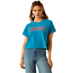 ARIAT Shirts Ariat Women's Enamel Blue Cowgirl T-Shirt 10058774