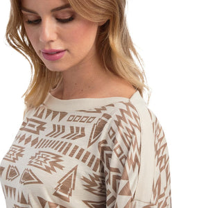 ARIAT Shirts Ariat Women's Grand View French Oak Long Sleeve Top 10041309